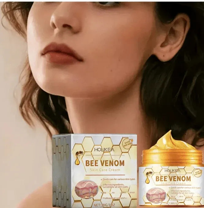 HOUKEA Bee Venom Skin Care Cream | Anti-Aging & Rejuvenating Daily Moisturizer for All Skin Types