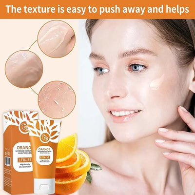 Orange Brightening Exfoliating Peeling Gel – Deep Cleansing & Glowing Skin Scrub