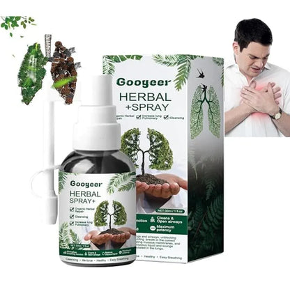 Googeer Herbal Lung Cleanse Mist | Natural Respiratory Support & Airway Cleansing Spray