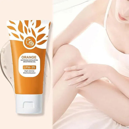 Orange Brightening Exfoliating Peeling Gel – Deep Cleansing & Glowing Skin Scrub