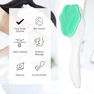 Silicone Face Scrubber Brush | Gentle Exfoliating & Deep Cleansing Facial Brush