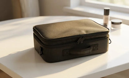 Jioney Leopard Print Cosmetic Case | Stylish Travel Makeup Organizer