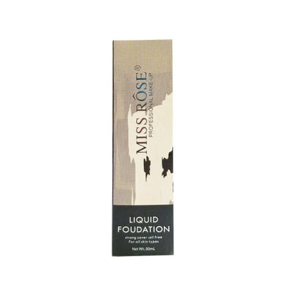 Miss Rose Moisturizing Flawless Liquid Foundation – 30ml | Long-Lasting Matte Liquid Base