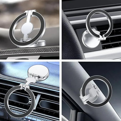 Folding Magnetic Car Phone Holder 🚗📱 | 360-Degree Rotatable Desktop Mount