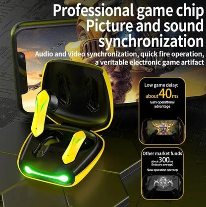 360° Stereo Gaming Wireless Earbuds 🎧⚡ | Bluetooth 5.0 Low Latency Earphones