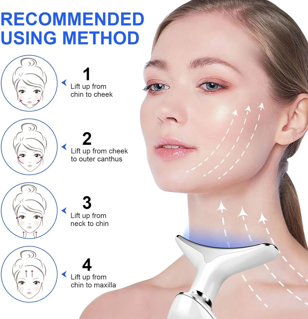 Anti Wrinkle Beauty Apparatus ✨💆‍♀️ | 4-in-1 Face & Neck Skincare Device