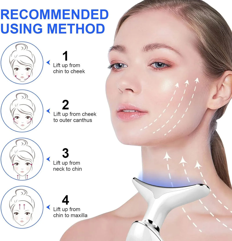 Anti Wrinkle Beauty Apparatus ✨💆‍♀️ | 4-in-1 Face & Neck Skincare Device