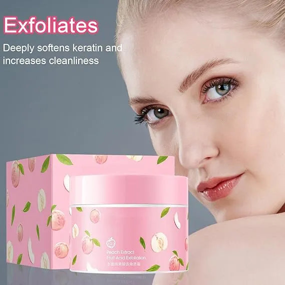 Peach Smooth Firming Body Scrub | Exfoliating & Brightening Fruit Extract Body Scrub