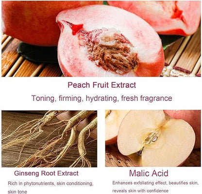 Peach Smooth Firming Body Scrub | Exfoliating & Brightening Fruit Extract Body Scrub