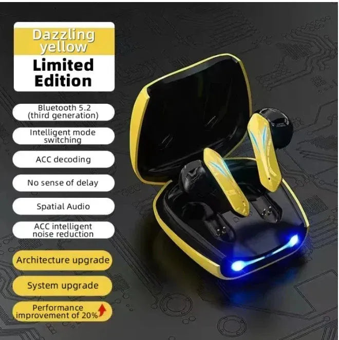 360° Stereo Gaming Wireless Earbuds 🎧⚡ | Bluetooth 5.0 Low Latency Earphones