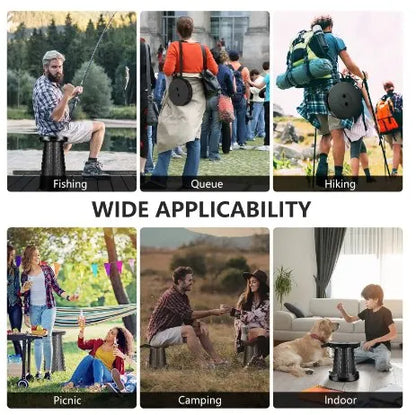 Sawoolives Portable Foldable Telescopic Stool 💺✨ | Compact Retractable Camping Chair