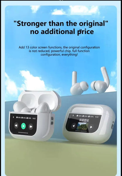 Z90 Pro Wireless Earbuds 🎧✨ | Smart LED Touch Screen Bluetooth Earphones
