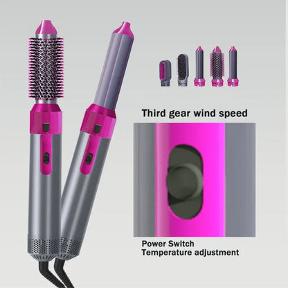 Ceramic Air Wrap Styler 5 in 1 🌪️✨ | Multi-Functional Hair Dryer & Styling Tool