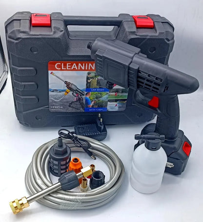 Cordless Car Pressure Washer | 24V Portable High-Pressure Water Gun & Cleaning Tool