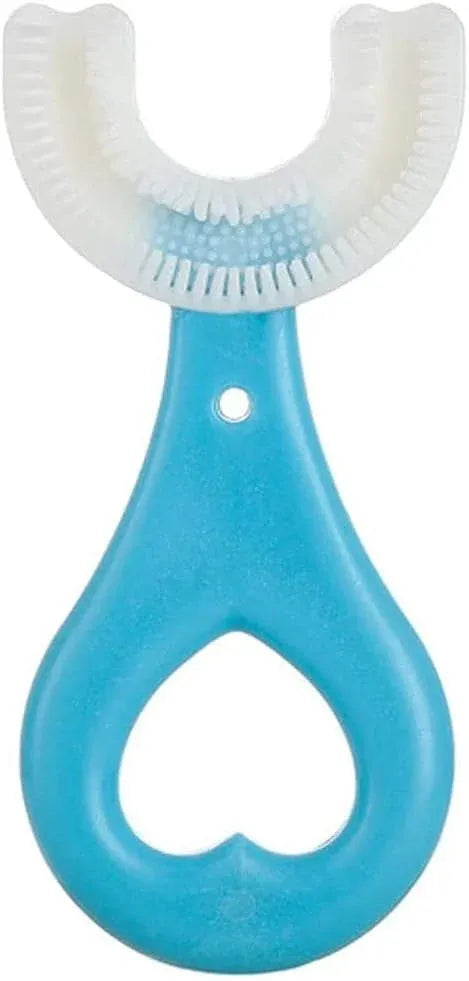 Children's U-Shaped Toothbrush | 360° Safe Silicone Oral Care Brush for Kids 2-12 Years