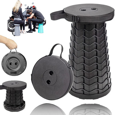 Sawoolives Portable Foldable Telescopic Stool 💺✨ | Compact Retractable Camping Chair