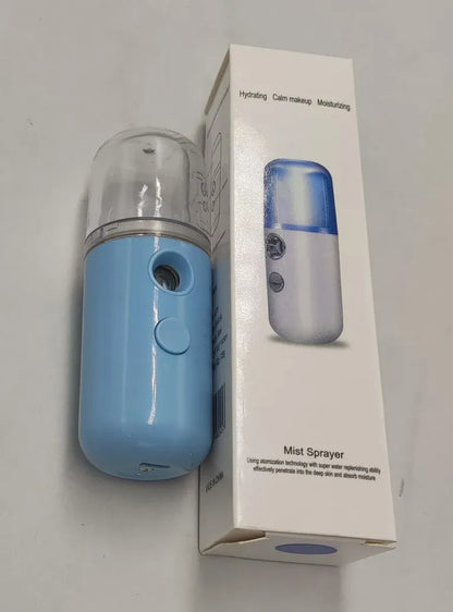 Portable Nano Mist Sprayer – 30ml USB Rechargeable Facial Misting Device