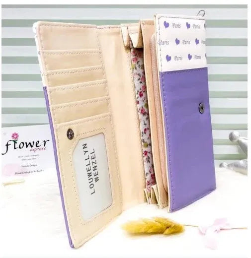 Card Trifold Clutch Wallet | Multi-Compartment Compact & Stylish Purse for Women