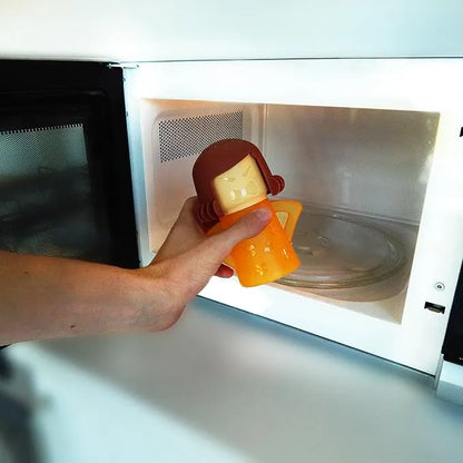 Angry Mama Microwave Cleaner | 5-Minute Steam Cleaner & Degreaser for Kitchen